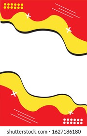 Red and Yellow Background Design