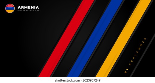Red, yellow and blue geometric background design for Armenia Independence day design. good template for Armenia Independence day or national day design.
