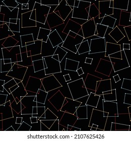 red yellow blue and white seamless floral vector stripe pattern on black background