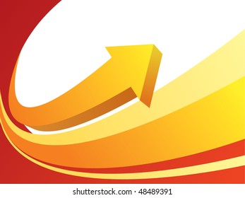 red yellow business background