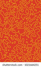 red and yellow camouflage texture