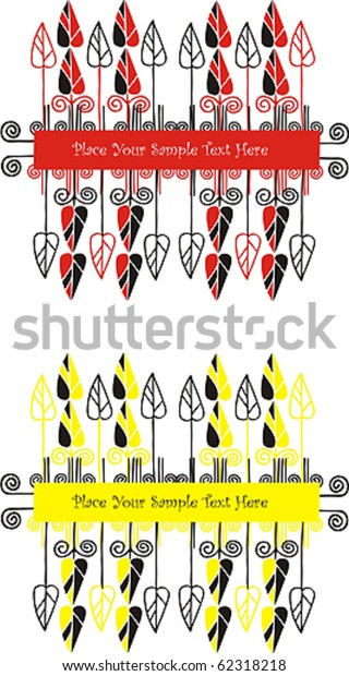 Red Yellow Card Set Stock Vector (Royalty Free) 62318218 | Shutterstock