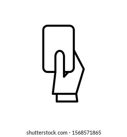 red yellow card soccer icon design vector template