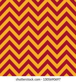 Red and yellow chevron trendy seamless pattern background 