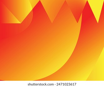 Combinación de colores rojo y amarillo Diseño de fondo degradado.
