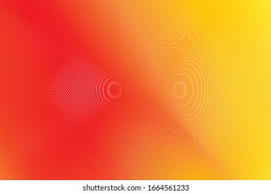 Red and Yellow curve abstract background