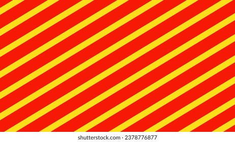 Red and yellow diagonal stripes