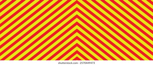 Red and yellow diagonal stripes. Ambulance emergency background sign.