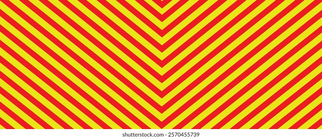 Red and yellow diagonal stripes. Ambulance emergency background sign.