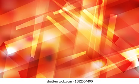 Red and Yellow Geometric Abstract Background Vector Illustration
