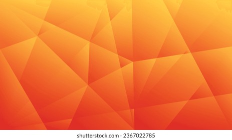 Red and yellow gradient polygon abstract background for brochure flyer banner template design