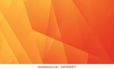 Red and yellow gradient polygon abstract background for brochure flyer banner template design