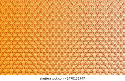 red yellow gradient wavy pattern 