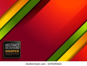 red yellow green bright color luxury abstract background, oblique, diagonal lines and dot overlap layer shadow gradients, simple minimal geometric shapes illustration for webside banner