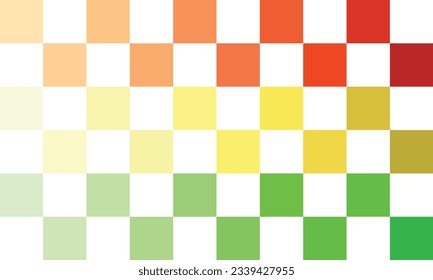 red yellow green monochrome color seamless pattern, vector illustration