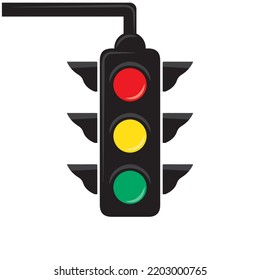 semáforo verde rojo semáforo zebra ilustración de vector
