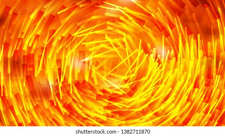 Red and Yellow Irregular Circular Striped Lines Background