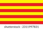 Red Yellow Line Background Flag