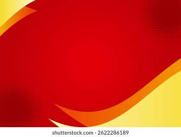 red yellow minimal abstract background