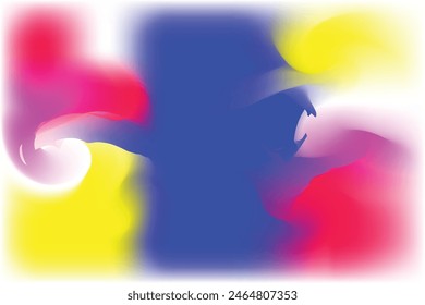 Red, yellow and navy blue color combination gradient background design.