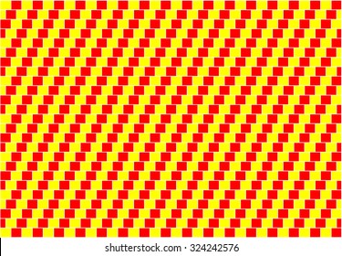 Red and yellow on texture background