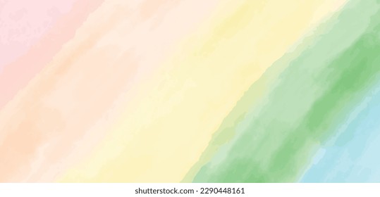 rojo amarillo naranja verde azul violeta color pastel gradiente de fondo de fondo abstracto decoración de fondo espectro lgbt orgullo gay lesbiana brillante arcoíris libertad homosexual acuarela pincel de dibujo 