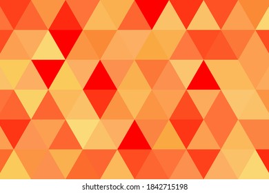 Red, yellow, orange polygonal, triangle vector illustration, background, design for business, illustration, web, landing page, wallpaper.