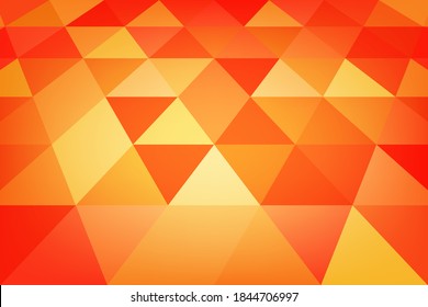 Red, yellow, orange polygonal, triangle vector illustration, background, design for business, illustration, web, landing page, wallpaper.