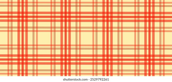 Red and yellow plaid fabric texture background