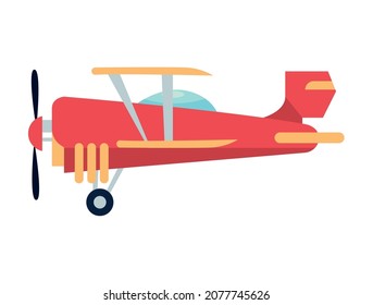 red and yellow plane icon