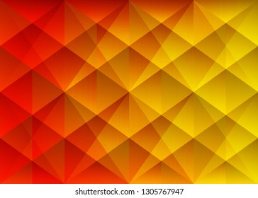 red yellow polygon background