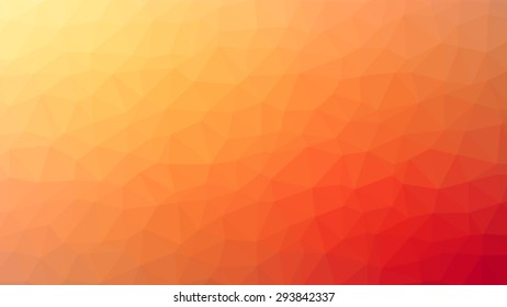Red Yellow Polygonal Mosaic Background, Vector Illustration, Creative Business Design Templates