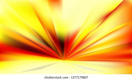 Red and Yellow Radial Background