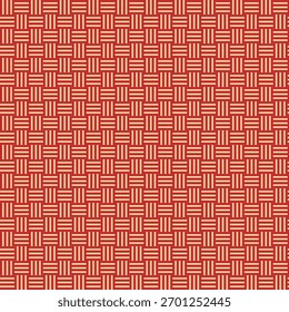 Red and Yellow Seamless Geometric Pattern, Seamless Geometric Pattern, Background pattern seamless geometric line abstract luxury color vector.