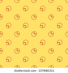 Red and yellow seamless pattern Graph icon, business infographics, vector illustration - Powered by Shutterstock - Get 15% off with code: PIKWIZARD15