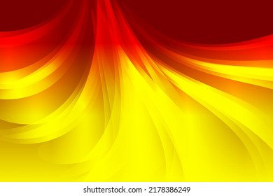 red yellow shades wavy background design