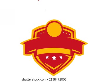 red and yellow shield emblem for the logo.
