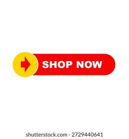 Rojo y amarillo Comprar Ahora Botón con una flecha sobre un fondo negro