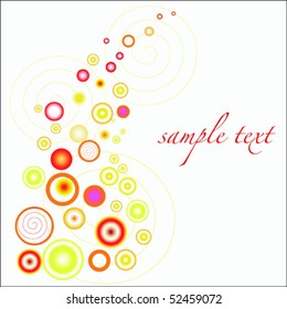 Red and yellow spheres