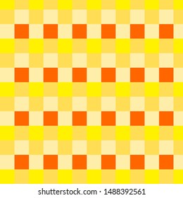 red and yellow square background. shape as chessboard texture vector