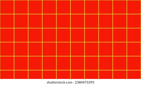 Fondo cuadrado de papel rojo y amarillo