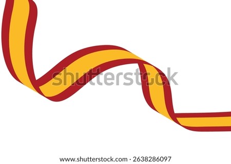 Red and yellow stripe wind bow