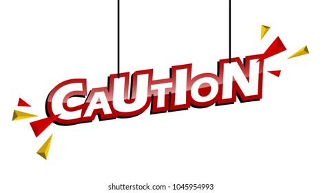 red and yellow tag caution