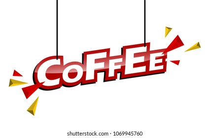 red and yellow tag coffee