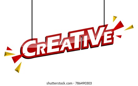 red and yellow tag creative