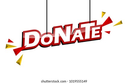 red and yellow tag donate