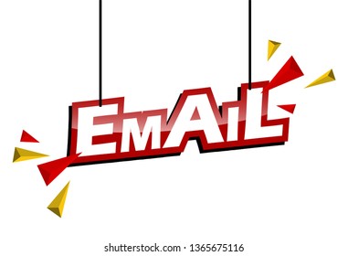 red and yellow tag email