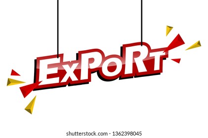 red and yellow tag export