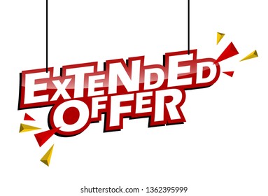 Red And Yellow Tag Extended Offer