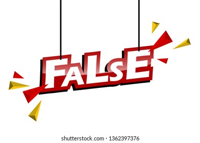 red and yellow tag false